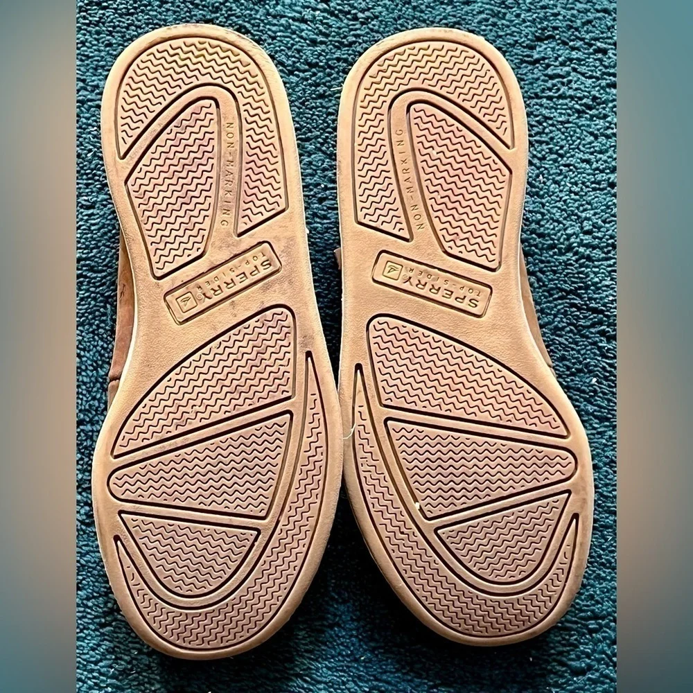 UNISEX SPERRYv TOP SLIDER MEMORY FOAM BROWN SHIOES SIZE  14